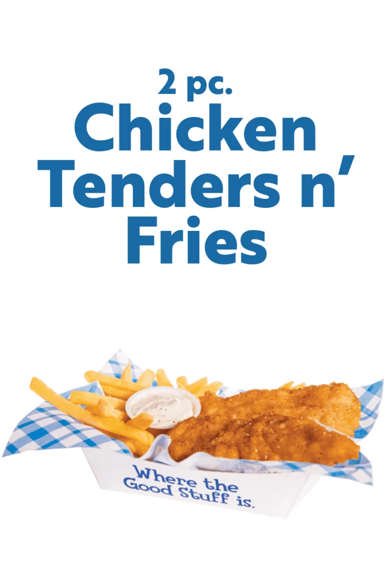 2 pc. Chicken Tenders n' Fries