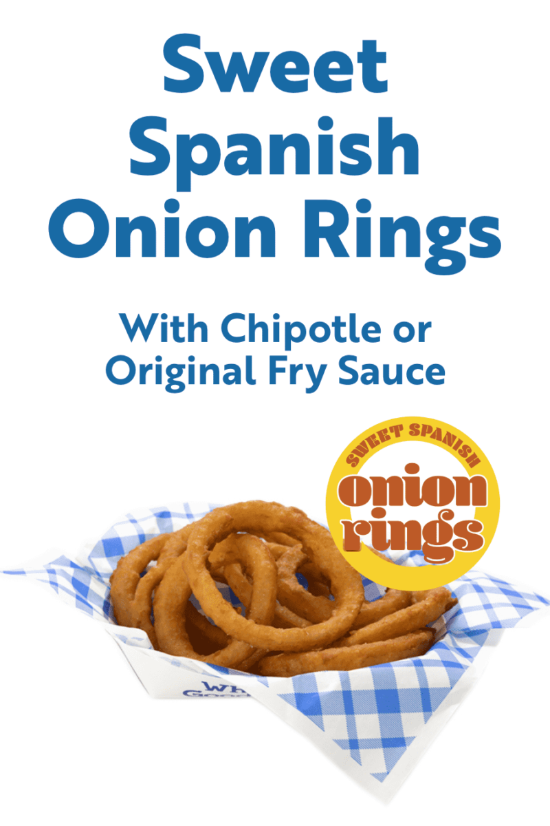 Sweet Spanish Onion Ringswith Chipotle or Original Fry Sauce