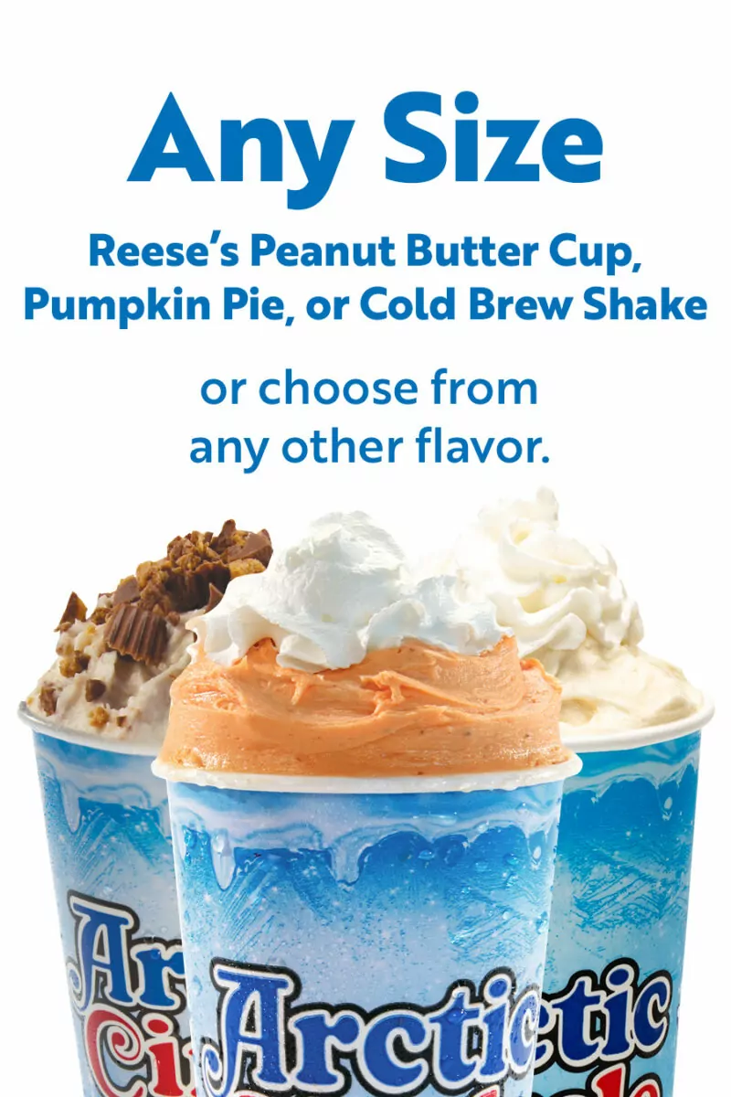 Reese's Peanut Butter Cup, Pumpkin Pie, or Cold Brew Shake